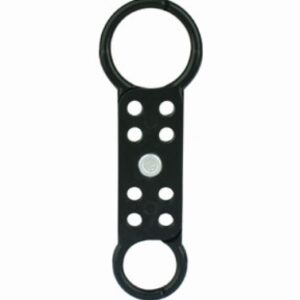 Lockout-Haspe aus Aluminium mit zwei Backen