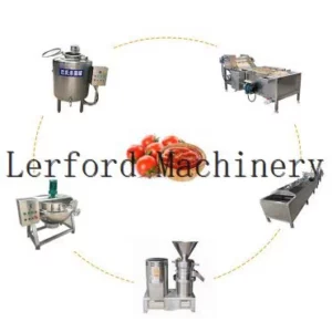 Produktionslinie für Tomatenmark