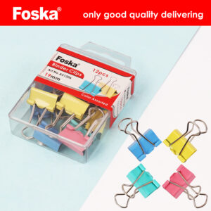 Farbpalette sortierte Binderclips