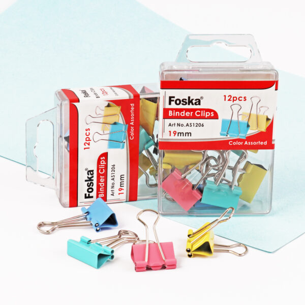Farbpalette sortierte Binderclips - Görsel 5