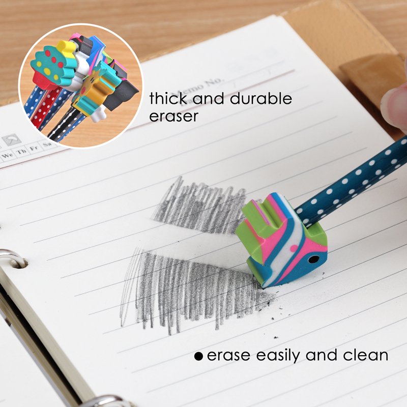 Bleistift mit Radiergummi - Görsel 4