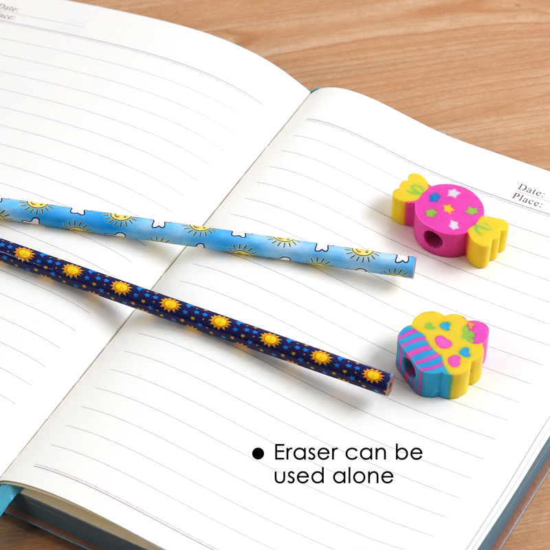 Bleistift mit Radiergummi - Görsel 3