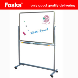Bewegliches Whiteboard (Doppelseite) mit Rahmen