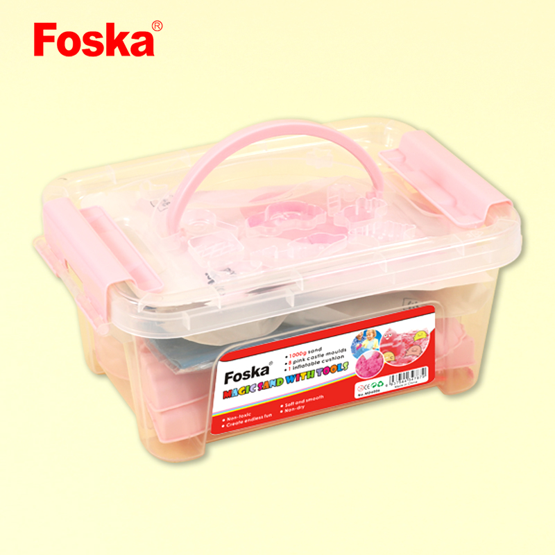 Foska Kinder bunte DIY Spielzeug pädagogische magische Sand mit Werkzeugen