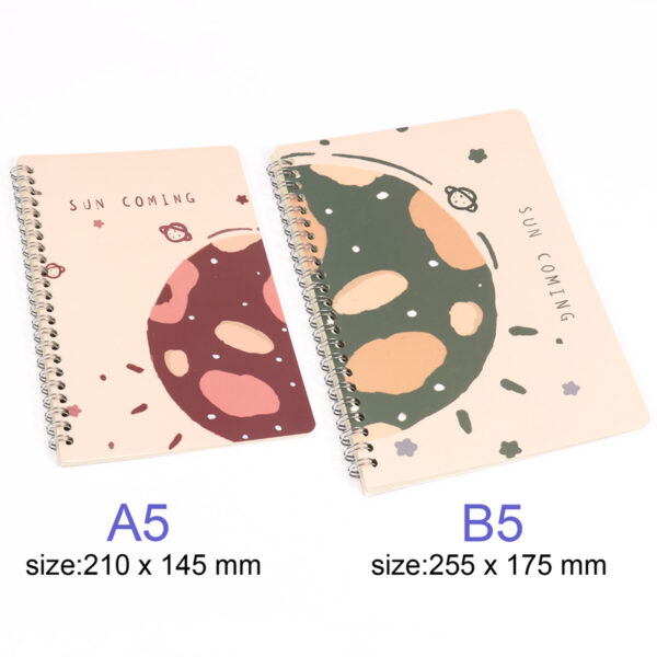 A5 B5 Spiralnotizbuch - Görsel 2