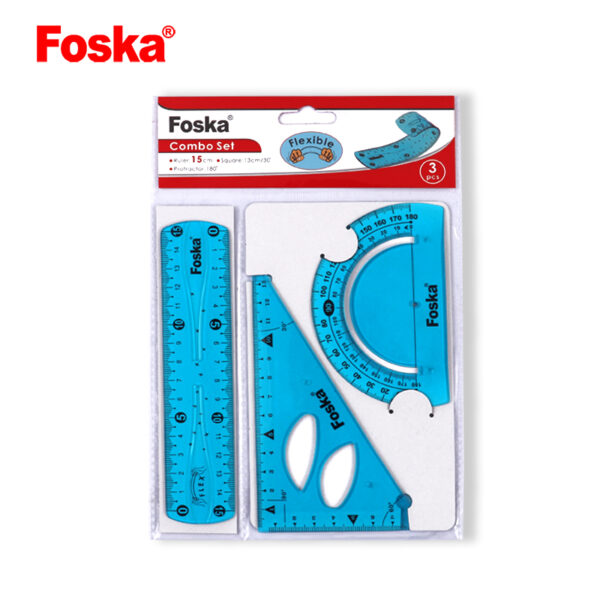 Flexibles Linealset aus Kunststoff