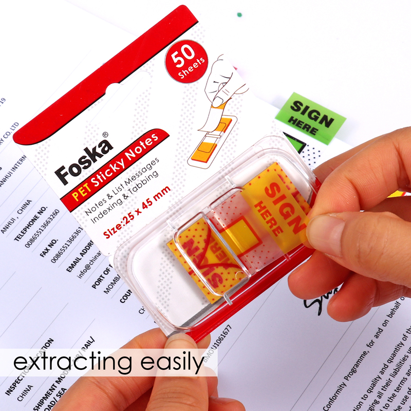 "SIGN HERE" Haftnotizen - Görsel 4