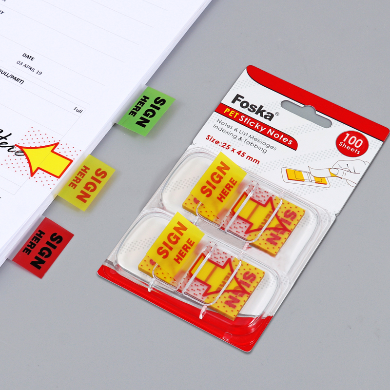 "SIGN HERE" Haftnotizen - Görsel 6