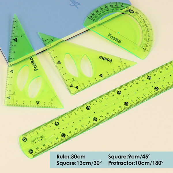 Kunststoff Flexibles Lineal-Set - Görsel 2