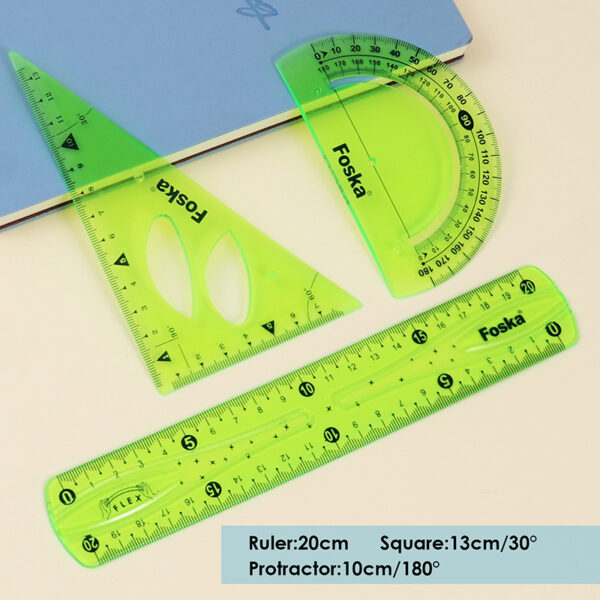 Kunststoff Flexibles Lineal-Set - Görsel 3