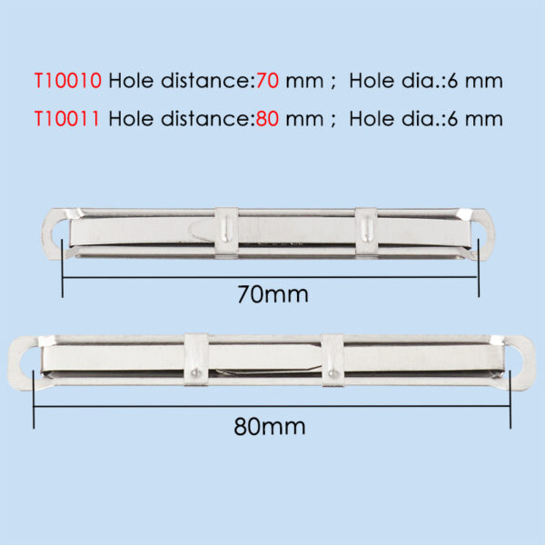 8cm Metall Papierverschlüsse - Görsel 2