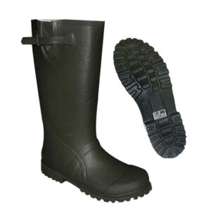 Jagdstiefel aus schwarzem Gummi GE-ABP1- 7001