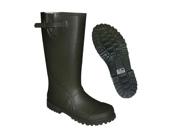 Jagdstiefel aus schwarzem Gummi GE-ABP1- 7001