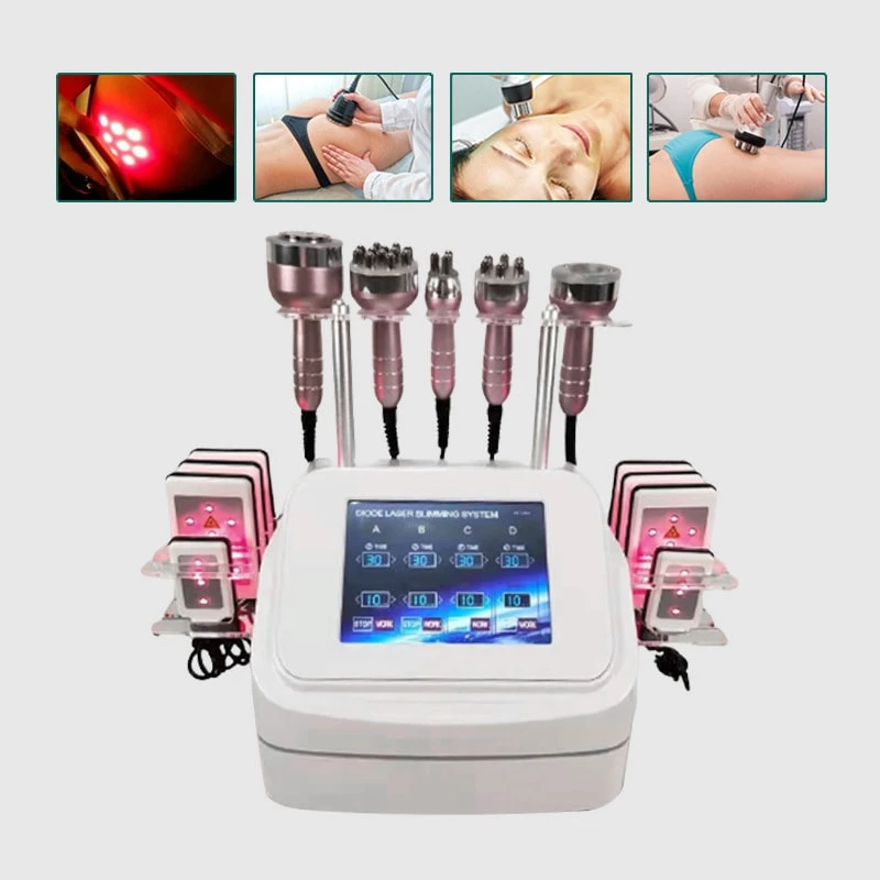 Lipo Laser Schlankmachen Kavitation Rf 6 In 1 Ultraschall Kavitation Vakuum Schönheit Maschine - Görsel 7