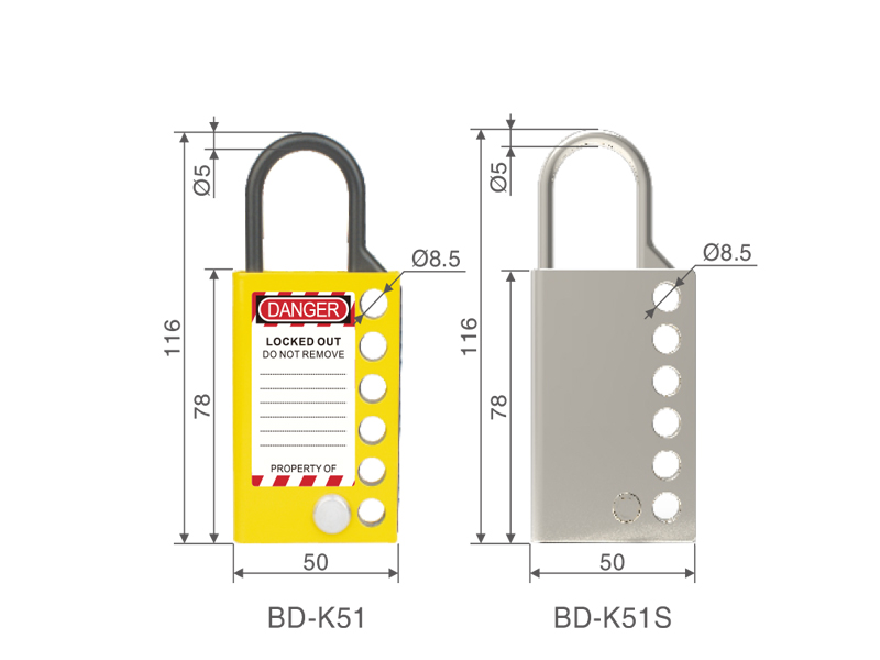 Edelstahl-Lockout-Haspe