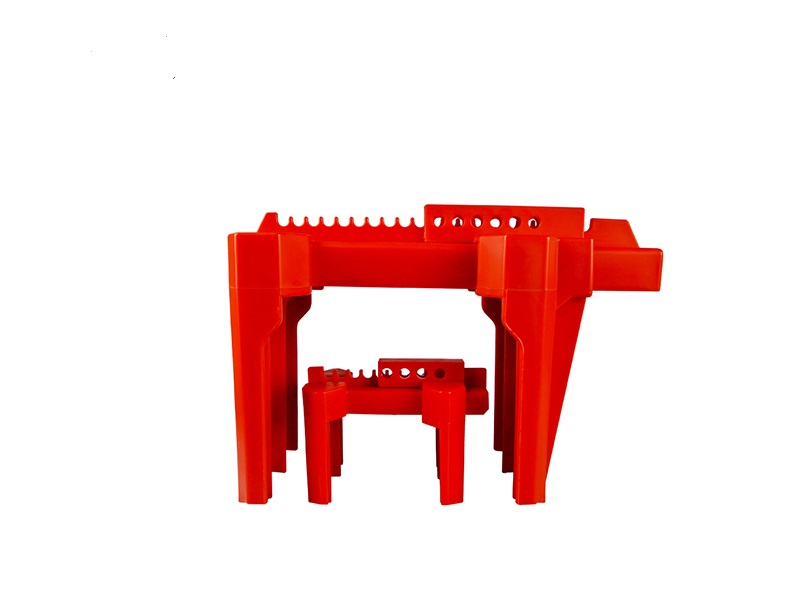 Kugelhahn Verriegelung Rot - Verstellbar Für 1/2-2-1/2 Zoll Rohrdurchmesser