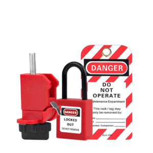 Leitungsschutzschalter-Verriegelungen mit Vorhängeschloss GE-BD03