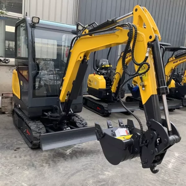 2.0 Tonnen Minibagger /2000kg Raupenbagger - Görsel 4