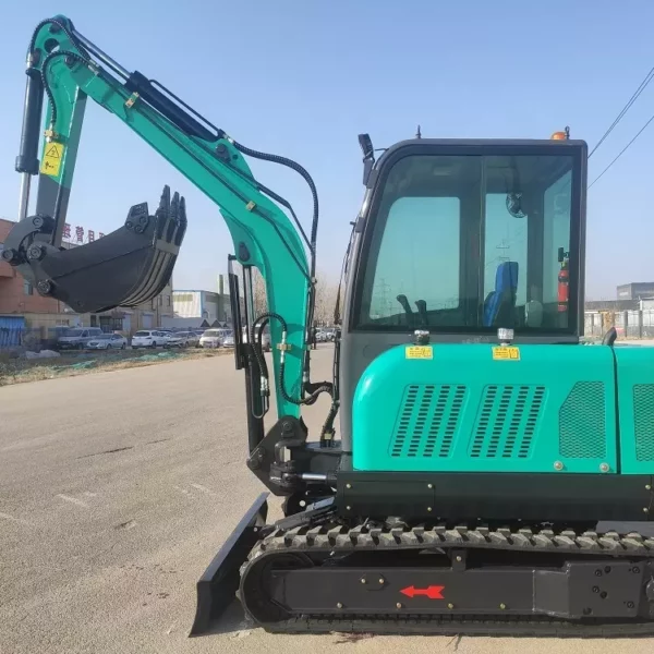 3 Tonnen Minibagger / billig Bagger / weit verbreitet geschlossener Kabinenbagger - Görsel 5