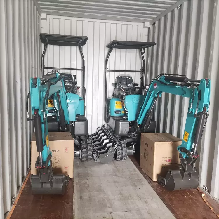 0.9t 1 Tonne Mini Hydraulischer Raupenbagger - Görsel 3