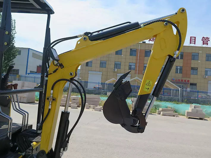 1,6 Tonnen kleiner Minibagger / 1600kg Raupenbagger - Görsel 3