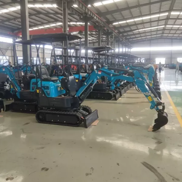 Mini Hydraulischer Raupenbagger Chinesisches schweres Gerät Home Landwirtschaftliche Farm Crawler Minibagger HT12-5 - Görsel 2