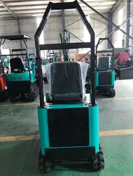 1 Tonne Hydraulischer Raupenbagger graben Mikrobagger Mini 1t Bagger - Görsel 5