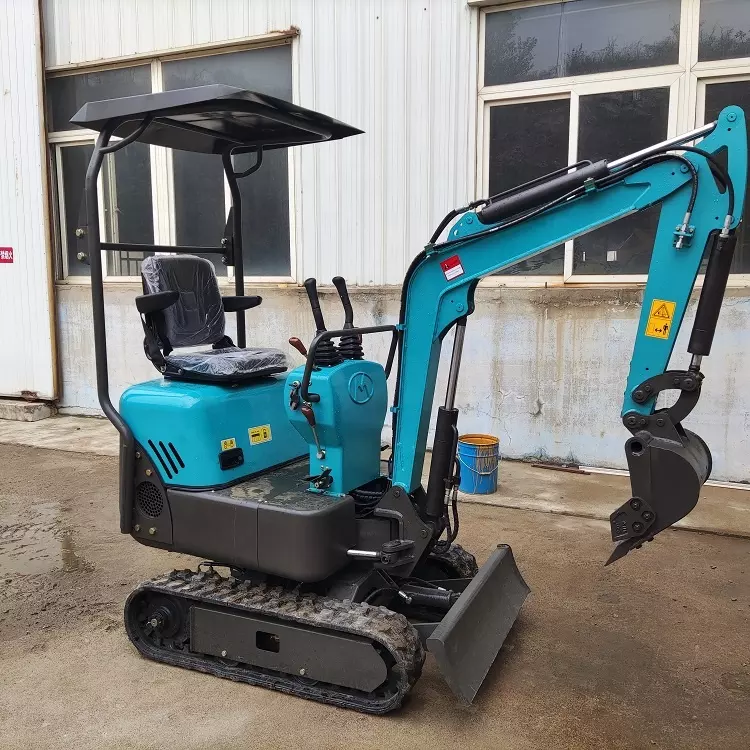 0.9t 1 Tonne Mini Hydraulischer Raupenbagger - Görsel 4