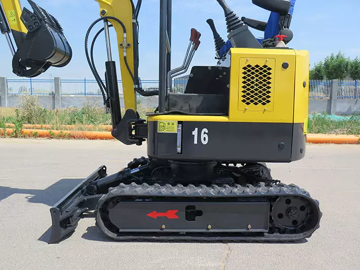 1,6 Tonnen kleiner Minibagger / 1600kg Raupenbagger - Görsel 5