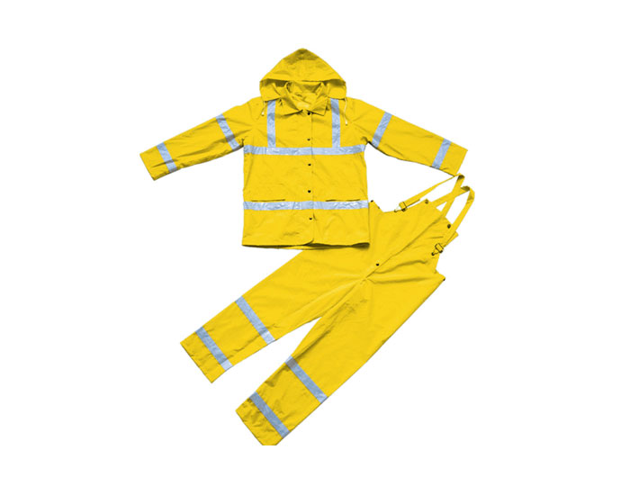 Regenmantel GE-RC-9000 mit hoher Sichtbarkeit