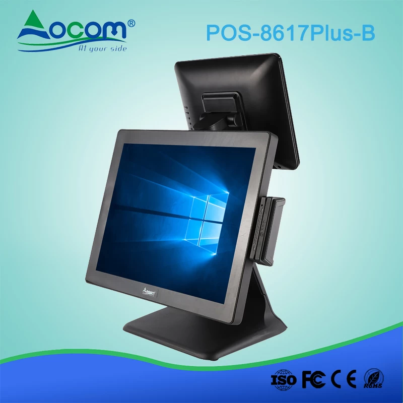 15-Zoll-Touch-POS-Terminal mit Aluminiumsockel