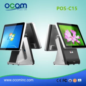 15,6 / 15,1 / 12,1 Zoll Andorid / Windows All-in-One-Touchscreen-POS-Maschine