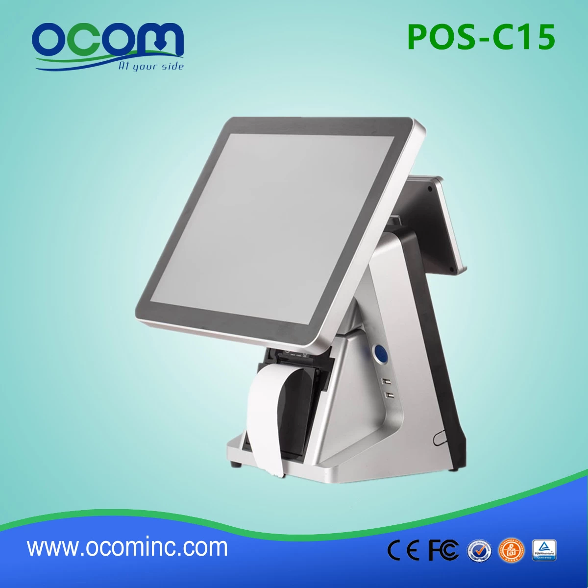 15,6 / 15,1 / 12,1 Zoll Andorid / Windows All-in-One-Touchscreen-POS-Maschine - Görsel 3