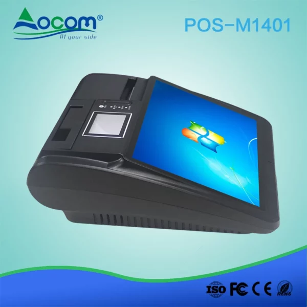 14,1-Zoll-Windows-Touchscreen-Kassensystem mit Drucker und Scanner - Görsel 2