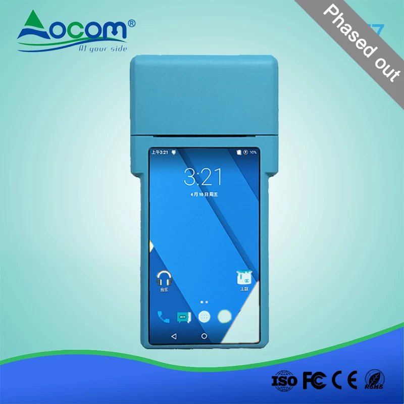 4,5 "Android 5.1 Handheld-Terminal mit Drucker