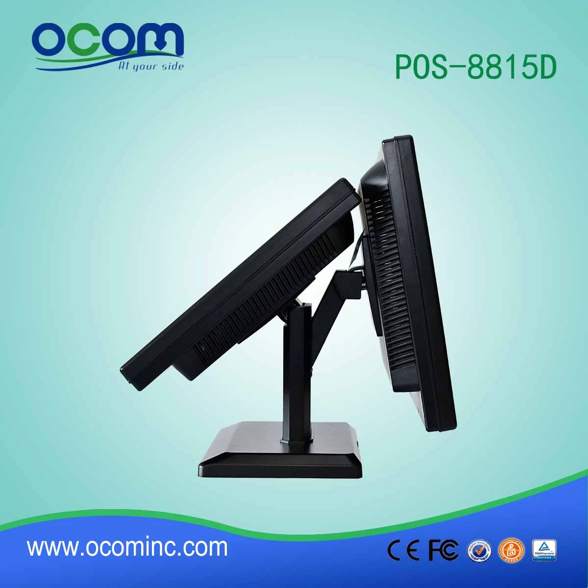 15-Zoll-Dual-Screen-All-In-One-Touch-POS-Maschine - Görsel 2