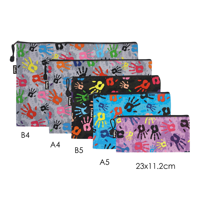 Camouflage Palm Reißverschlusstasche - Görsel 2