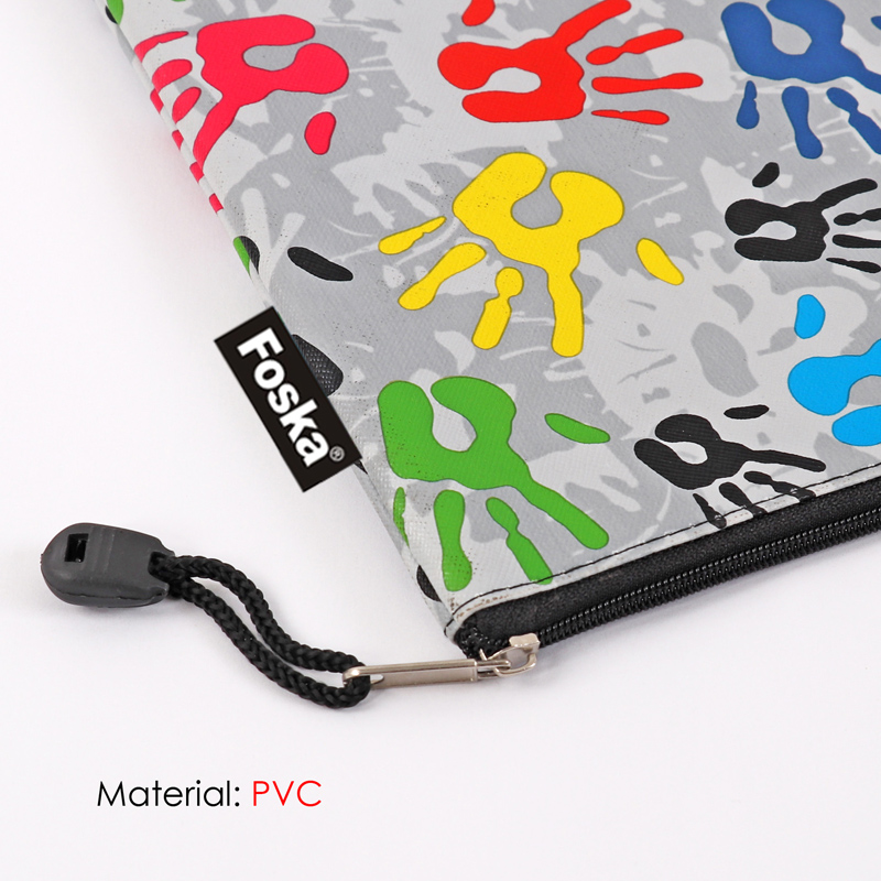 Camouflage Palm Reißverschlusstasche - Görsel 3