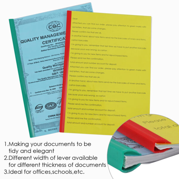 PVC-Gleitbinder - Görsel 3