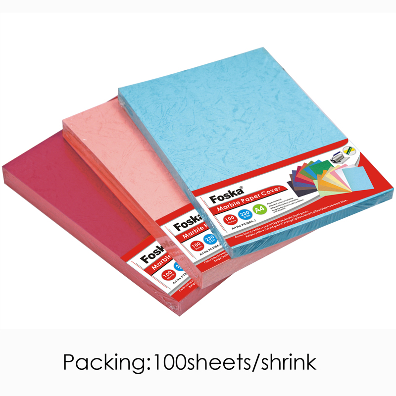 230GSM Marmor Papierabdeckung - Görsel 2