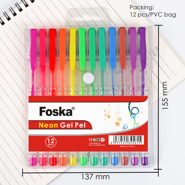 Neon Gel Stift - Görsel 2
