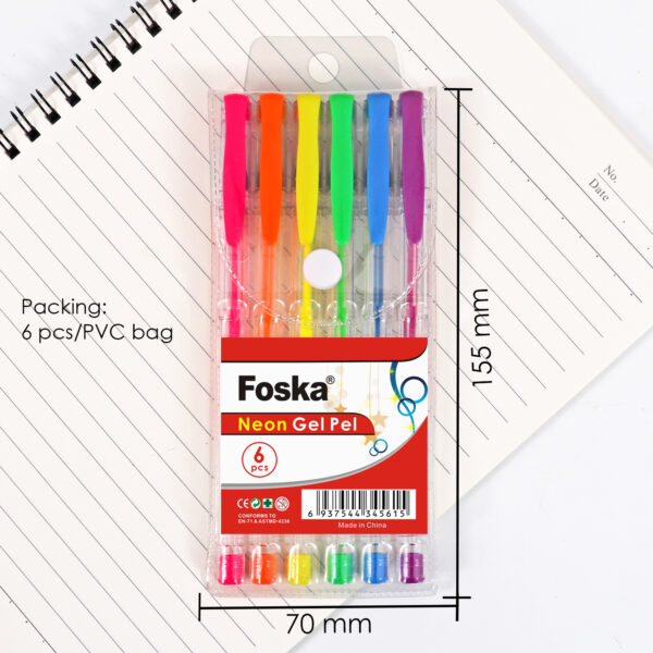 Neon Gel Stift - Görsel 3