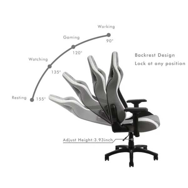 HOBOT Apricity Ergonomischer Computer-Gaming-Stuhl - Görsel 2