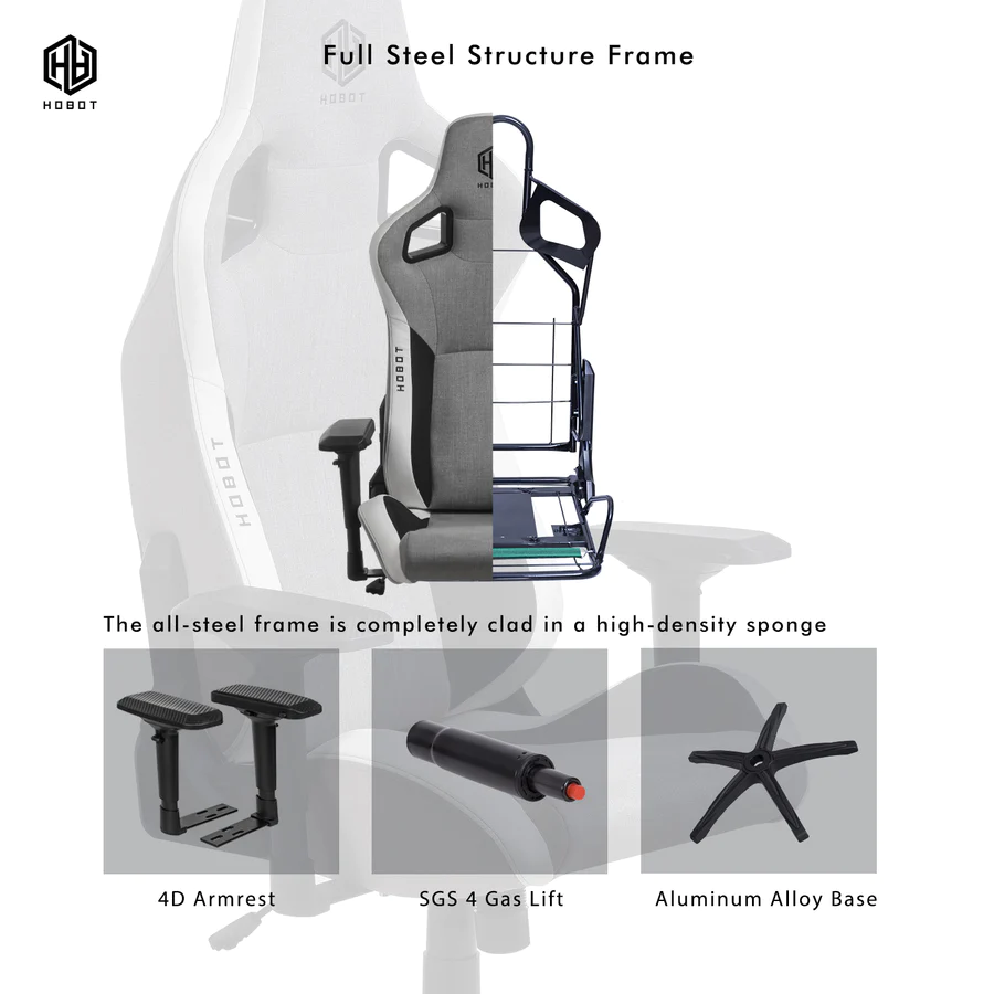 HOBOT Apricity Ergonomischer Computer-Gaming-Stuhl - Görsel 3