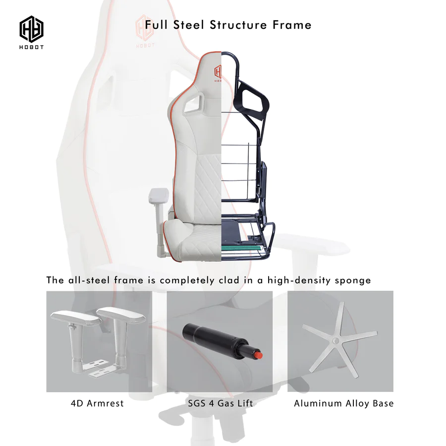 HOBOT Flipped Gaming Chair Ergonomischer Bürostuhl - Görsel 3