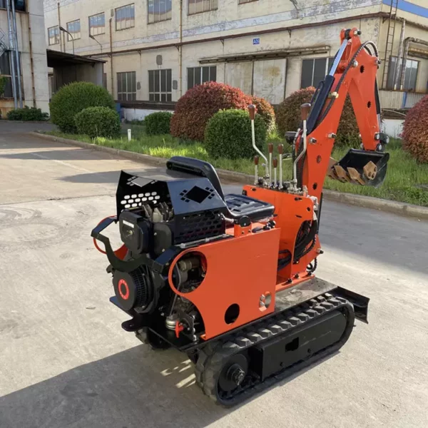 Garten Schlamm Boden Bagger Minisize Bagger Raupenbagger Hydraulikbagger - Görsel 4