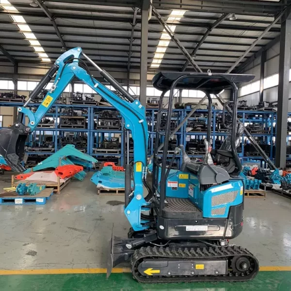 1,7 Tonnen Mini Bagger Mobilbagger Hydraulischer Radbagger - Görsel 3