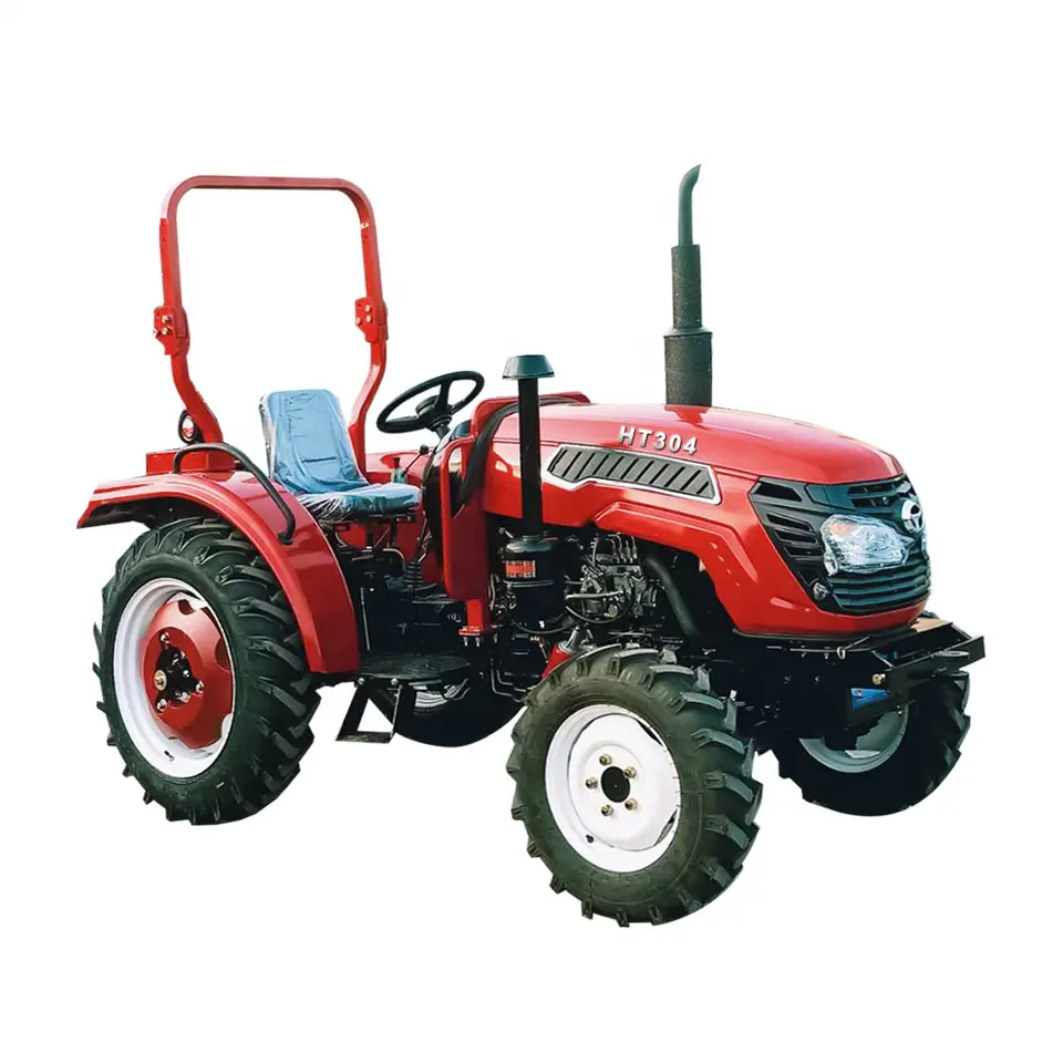 China Diesel Farm Traktor 4WD Traktor 70hp 80PS 90PS Traktor mit Frontlader - Görsel 3