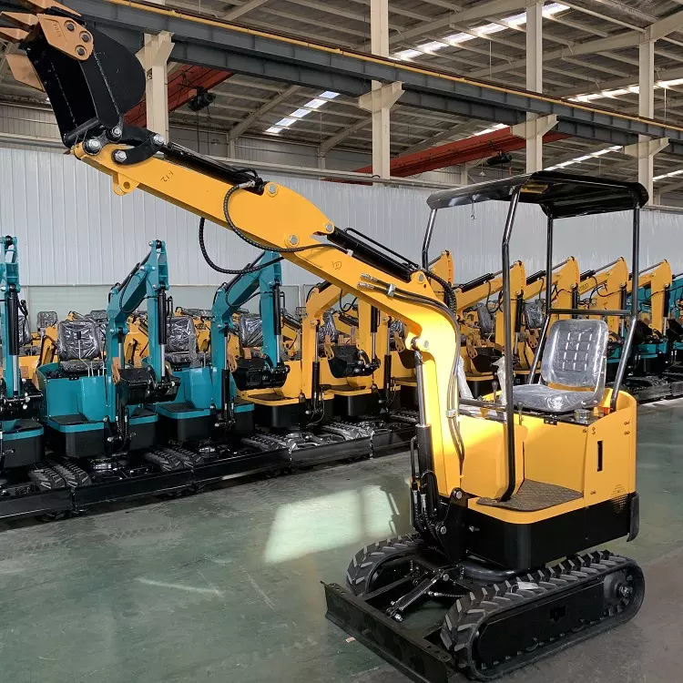 0.8t 0.9t 1 Tonne Mini Hydraulischer Raupenbagger mit CE EPA - Görsel 2