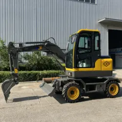 Erdbewegungsmaschinen TOHO Radbagger 4 Tonnen 6 Tonnen 8 Tonnen 9 Tonnen 12 Tonnen 15 Tonnen Raupenradbagger